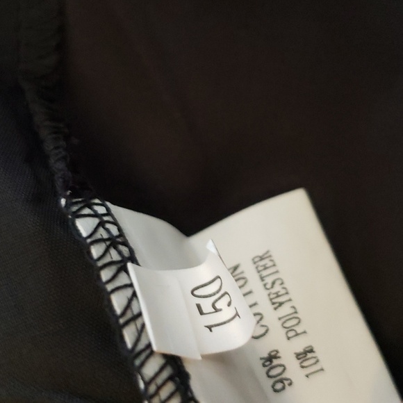 Goth Witch/Vampire Corset Gown w/Burgandy Bat Print Collar & Long Sleeves SZ 12 - Picture 9 of 11